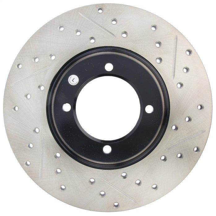 StopTech 127.30002L StopTech Sport Drilled/Slotted Brake Rotor; Front Left - Truck Part Superstore