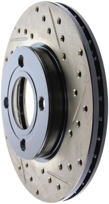 StopTech 127.33018L StopTech Sport Drilled/Slotted Brake Rotor; Front Left - Truck Part Superstore