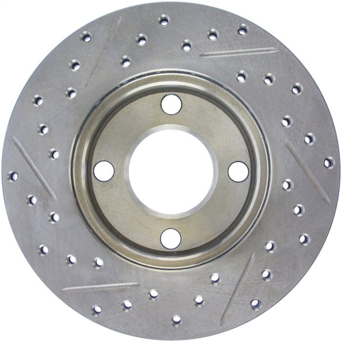 StopTech 127.33018L StopTech Sport Drilled/Slotted Brake Rotor; Front Left - Truck Part Superstore