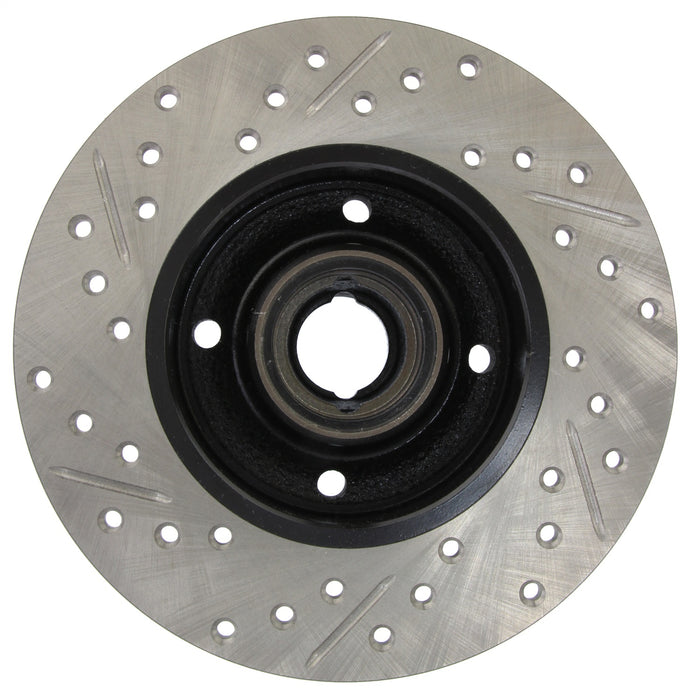 StopTech 127.33022L StopTech Sport Drilled/Slotted Brake Rotor; Rear Left - Truck Part Superstore