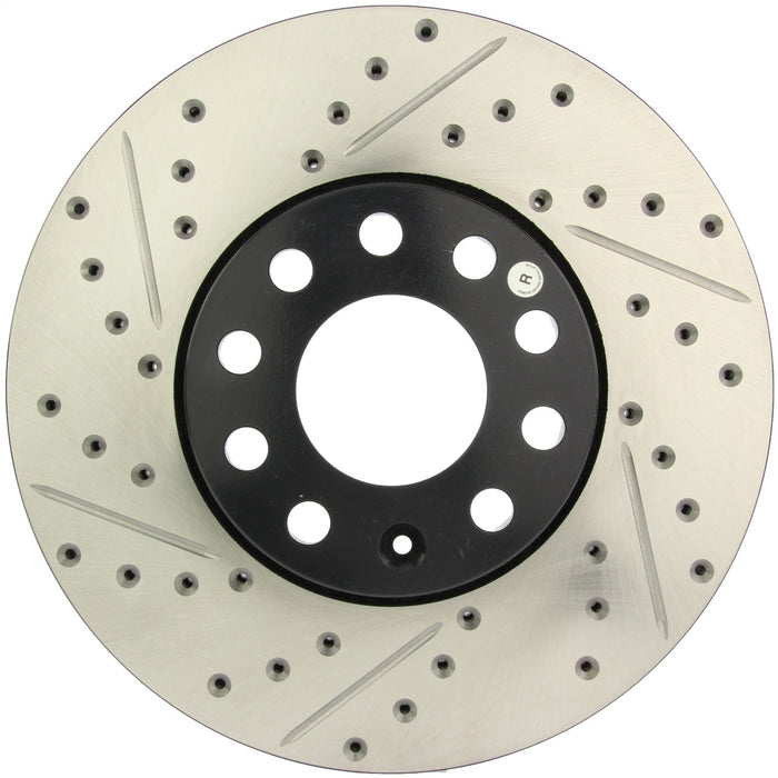 StopTech 127.33039R StopTech Sport Drilled/Slotted Brake Rotor; Front Right - Truck Part Superstore