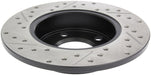 StopTech 127.33047L StopTech Sport Drilled/Slotted Brake Rotor; Rear Left - Truck Part Superstore