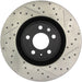 StopTech 127.33087L StopTech Sport Drilled/Slotted Brake Rotor; Front Left - Truck Part Superstore