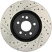 StopTech 127.33087R StopTech Sport Drilled/Slotted Brake Rotor; Front Right - Truck Part Superstore