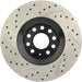 StopTech 127.33096L StopTech Sport Drilled/Slotted Brake Rotor; Front Left - Truck Part Superstore