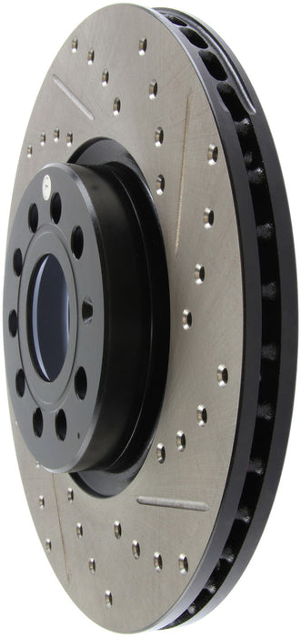 StopTech 127.33098L StopTech Sport Drilled/Slotted Brake Rotor; Front Left - Truck Part Superstore