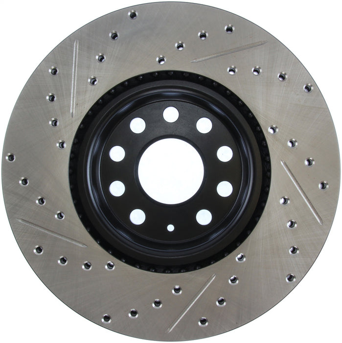 StopTech 127.33098L StopTech Sport Drilled/Slotted Brake Rotor; Front Left - Truck Part Superstore