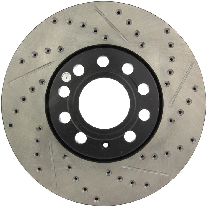 StopTech 127.33103L StopTech Sport Drilled/Slotted Brake Rotor; Front Left - Truck Part Superstore