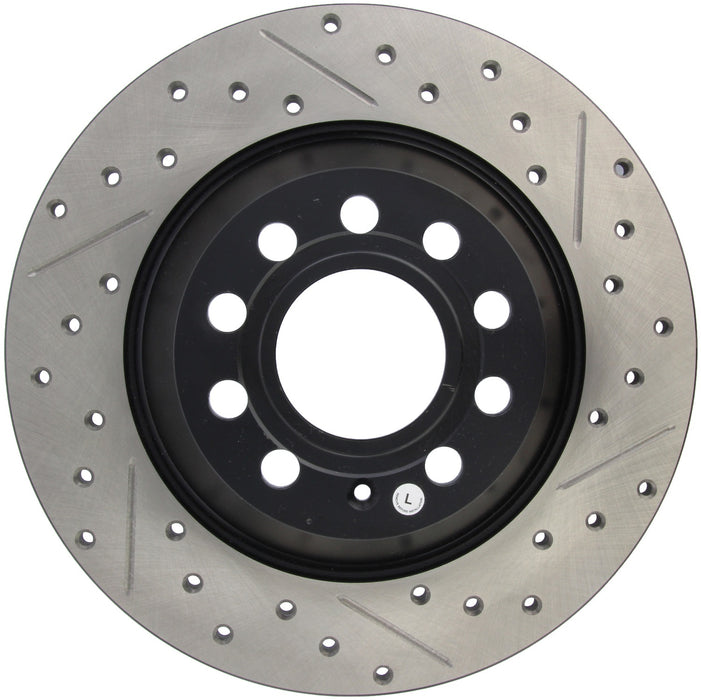 StopTech 127.33104L StopTech Sport Drilled/Slotted Brake Rotor; Rear Left - Truck Part Superstore