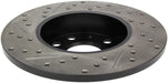 StopTech 127.33105L StopTech Sport Drilled/Slotted Brake Rotor; Rear Left - Truck Part Superstore