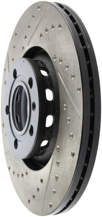 StopTech 127.33107R StopTech Sport Drilled/Slotted Brake Rotor; Front Right - Truck Part Superstore