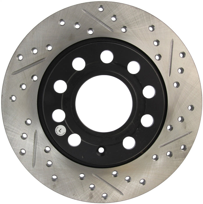 StopTech 127.33108L StopTech Sport Drilled/Slotted Brake Rotor; Rear Left - Truck Part Superstore