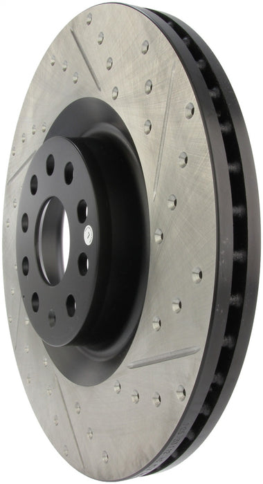 StopTech 127.33112L StopTech Sport Drilled/Slotted Brake Rotor; Front Left - Truck Part Superstore