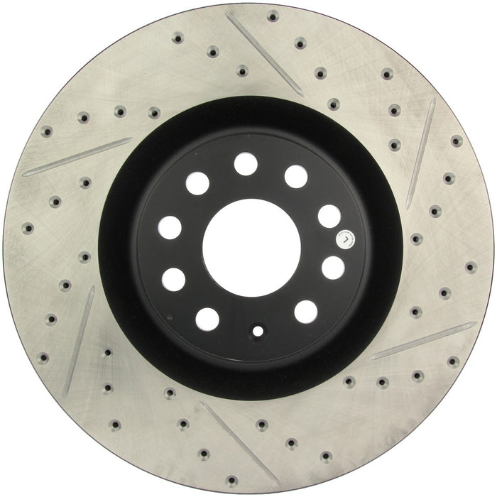 StopTech 127.33112L StopTech Sport Drilled/Slotted Brake Rotor; Front Left - Truck Part Superstore