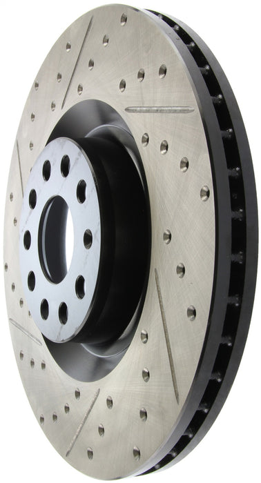 StopTech 127.33112R StopTech Sport Drilled/Slotted Brake Rotor; Front Right - Truck Part Superstore