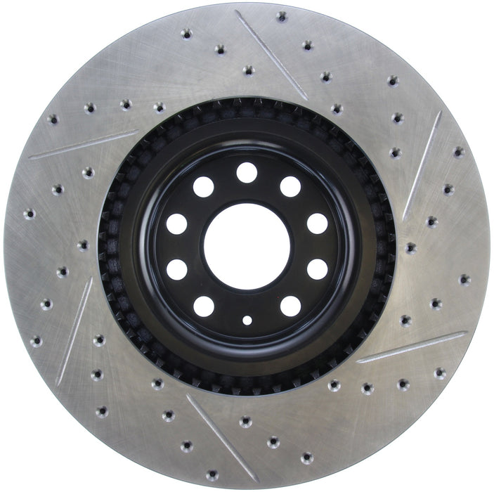 StopTech 127.33112R StopTech Sport Drilled/Slotted Brake Rotor; Front Right - Truck Part Superstore