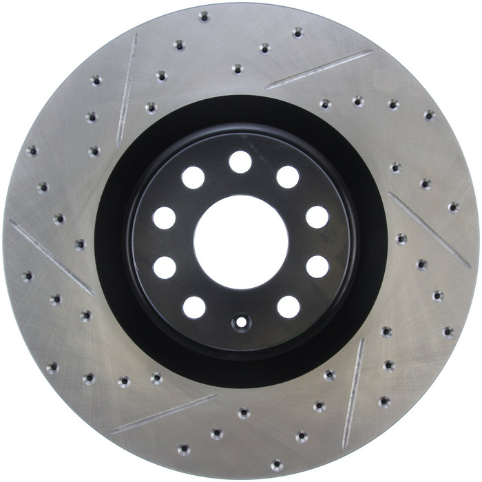 StopTech 127.33112R StopTech Sport Drilled/Slotted Brake Rotor; Front Right - Truck Part Superstore