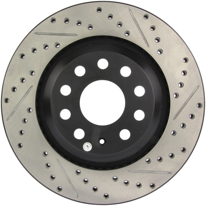 StopTech 127.33113L StopTech Sport Drilled/Slotted Brake Rotor; Rear Left - Truck Part Superstore