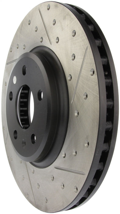 StopTech 127.33123L StopTech Sport Drilled/Slotted Brake Rotor; Front Left - Truck Part Superstore