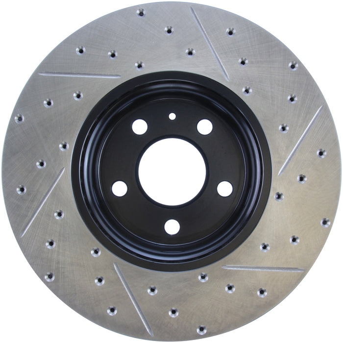StopTech 127.33123R StopTech Sport Drilled/Slotted Brake Rotor; Front Right - Truck Part Superstore