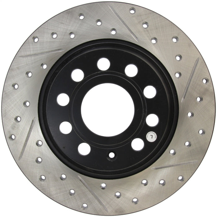 StopTech 127.33129L StopTech Sport Drilled/Slotted Brake Rotor; Rear Left - Truck Part Superstore
