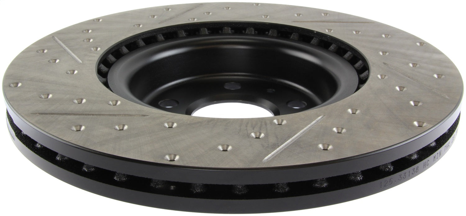 StopTech 127.33138L StopTech Sport Drilled/Slotted Brake Rotor; Front Left - Truck Part Superstore