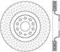 StopTech 127.33144R StopTech Sport Drilled/Slotted Brake Rotor; Front Right - Truck Part Superstore