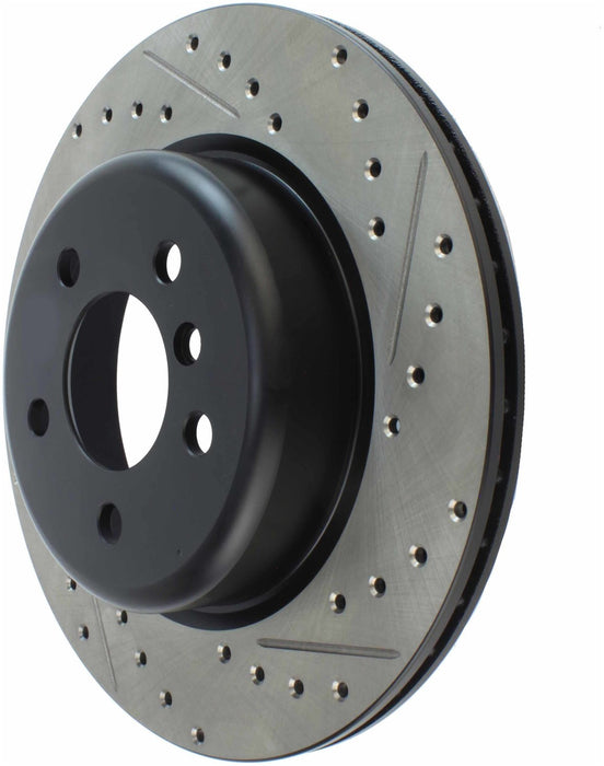StopTech 127.34131L StopTech Sport Drilled/Slotted Brake Rotor; Rear Left - Truck Part Superstore