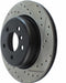 StopTech 127.34131L StopTech Sport Drilled/Slotted Brake Rotor; Rear Left - Truck Part Superstore