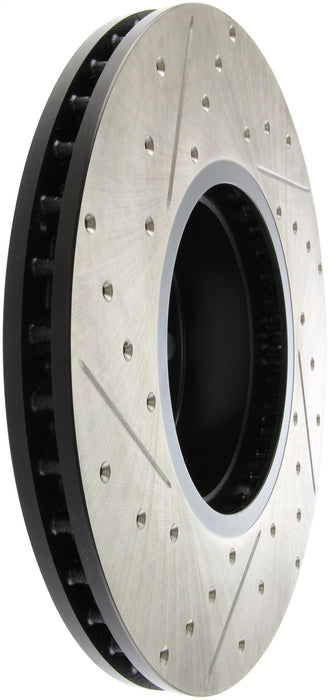 StopTech 127.34140L StopTech Sport Drilled/Slotted Brake Rotor; Front Left - Truck Part Superstore