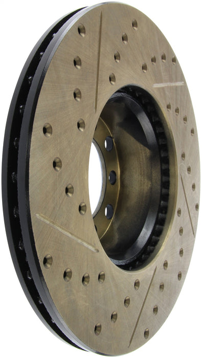 StopTech 127.35008CL StopTech Sport Cryo Drilled/Slotted Brake Rotor; Front Left - Truck Part Superstore