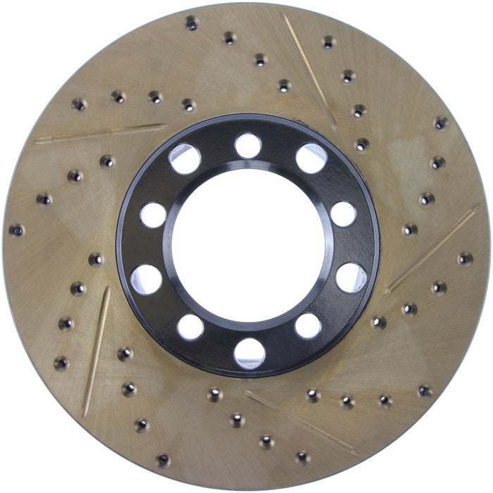 StopTech 127.35008CL StopTech Sport Cryo Drilled/Slotted Brake Rotor; Front Left - Truck Part Superstore