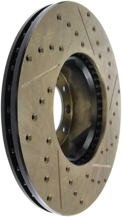 StopTech 127.35008CR StopTech Sport Cryo Drilled/Slotted Brake Rotor; Front Right - Truck Part Superstore