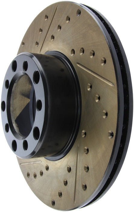 StopTech 127.35008CR StopTech Sport Cryo Drilled/Slotted Brake Rotor; Front Right - Truck Part Superstore