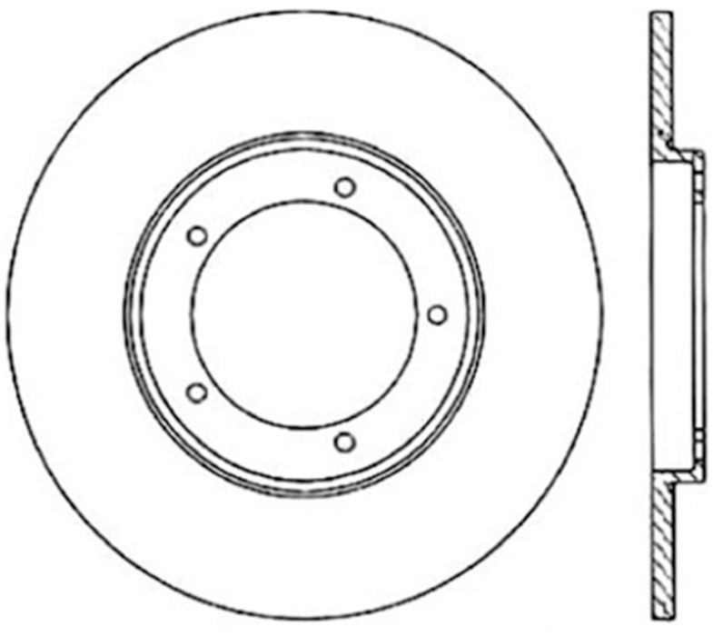 StopTech 127.37000R StopTech Sport Drilled/Slotted Brake Rotor; Front Right - Truck Part Superstore