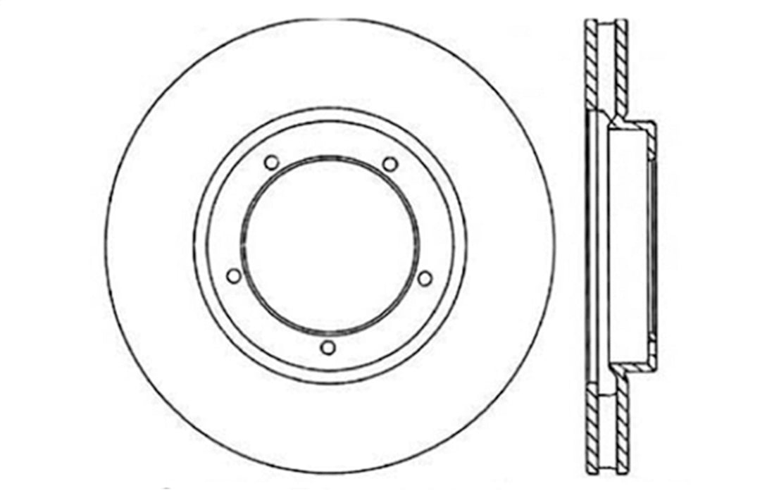 StopTech 127.37020R StopTech Sport Drilled/Slotted Brake Rotor; Front Right - Truck Part Superstore