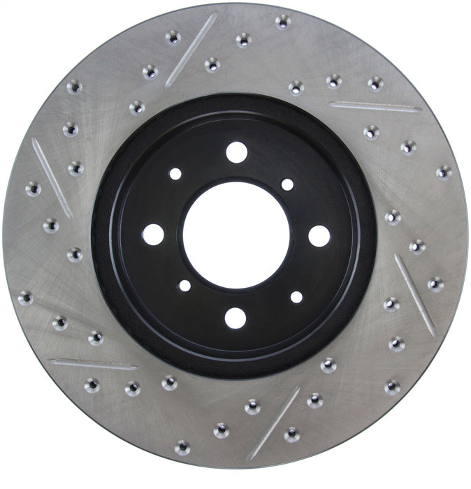 StopTech 127.40021L StopTech Sport Drilled/Slotted Brake Rotor; Front Left - Truck Part Superstore