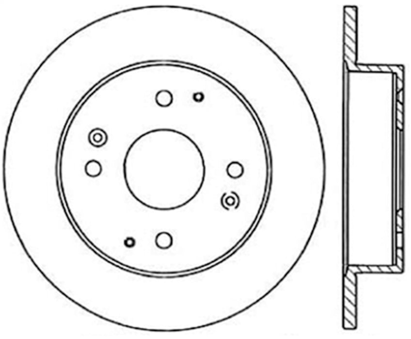 StopTech 127.40024R StopTech Sport Drilled/Slotted Brake Rotor; Rear Right - Truck Part Superstore