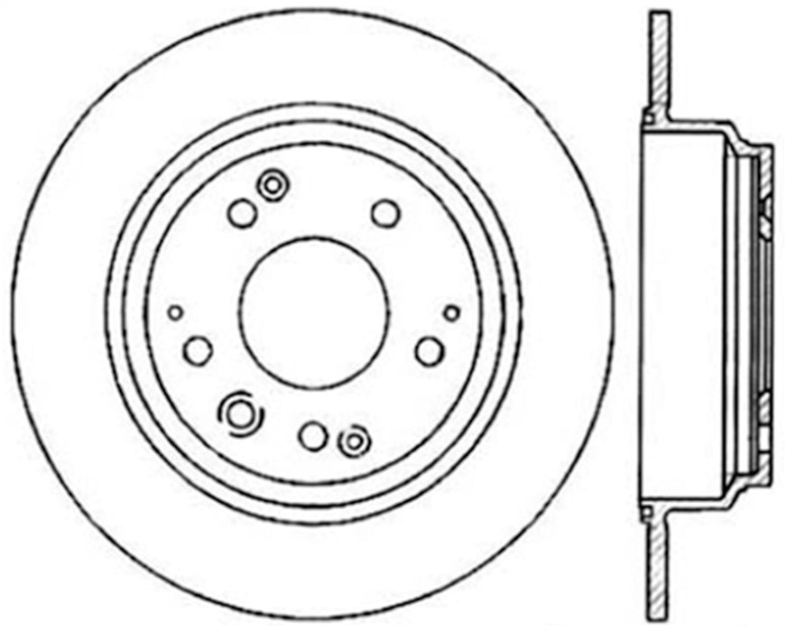 StopTech 127.40027R StopTech Sport Drilled/Slotted Brake Rotor; Rear Right - Truck Part Superstore