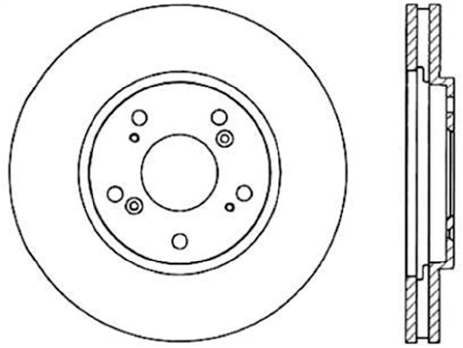 StopTech 127.40029L StopTech Sport Drilled/Slotted Brake Rotor; Rear Left - Truck Part Superstore