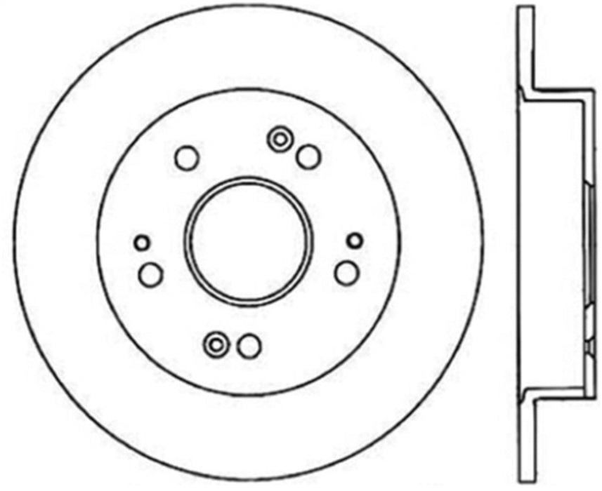 StopTech 127.40040R StopTech Sport Drilled/Slotted Brake Rotor; Rear Right - Truck Part Superstore