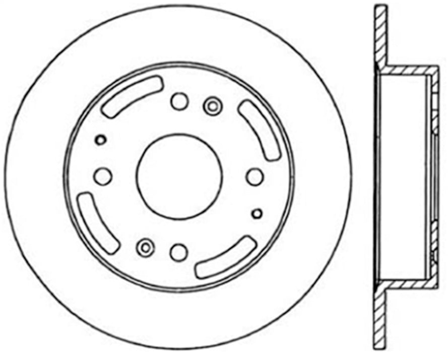 StopTech 127.40041R StopTech Sport Drilled/Slotted Brake Rotor; Rear Right - Truck Part Superstore