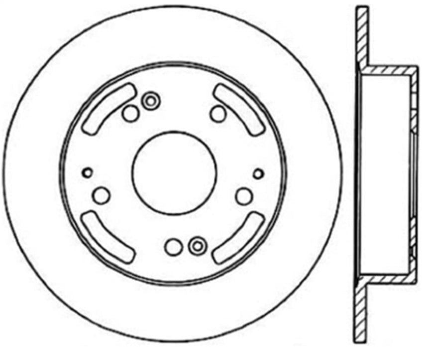 StopTech 127.40042R StopTech Sport Drilled/Slotted Brake Rotor; Rear Right - Truck Part Superstore