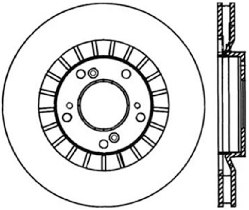 StopTech 127.40048R StopTech Sport Drilled/Slotted Brake Rotor; Front Right - Truck Part Superstore