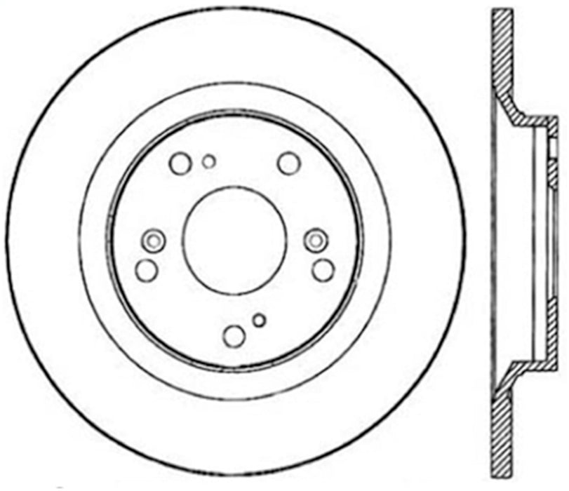 StopTech 127.40050L StopTech Sport Drilled/Slotted Brake Rotor; Rear Left - Truck Part Superstore