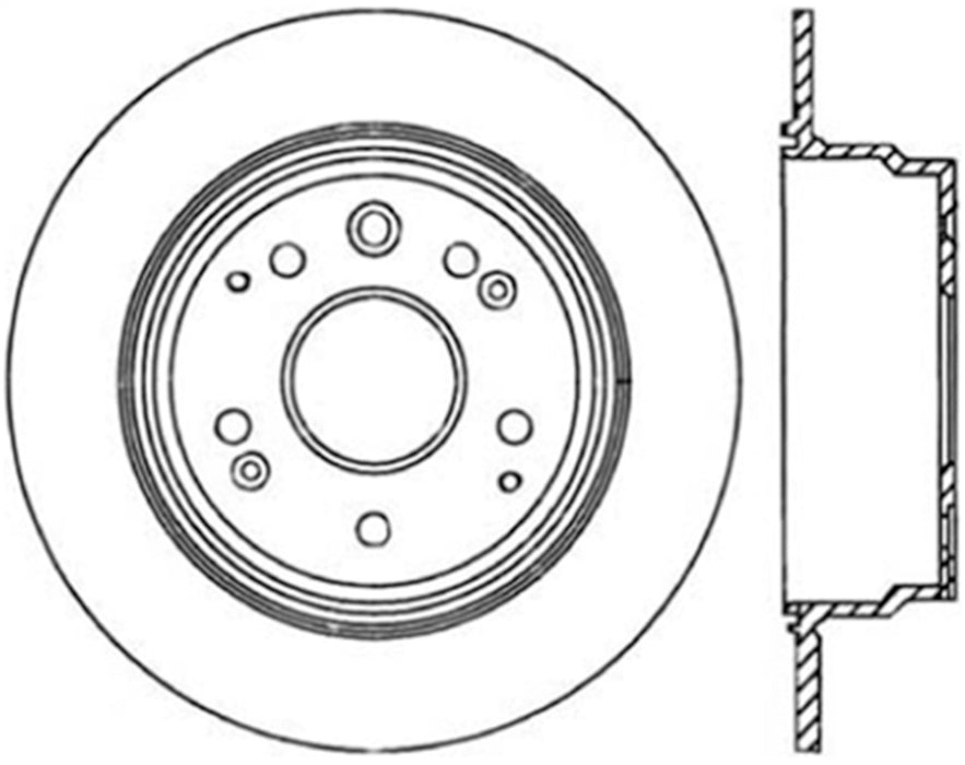StopTech 127.40052R StopTech Sport Drilled/Slotted Brake Rotor; Rear Right - Truck Part Superstore