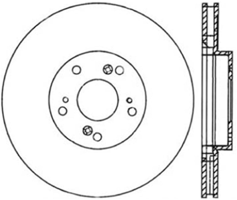 StopTech 127.40057L StopTech Sport Drilled/Slotted Brake Rotor; Front Left - Truck Part Superstore