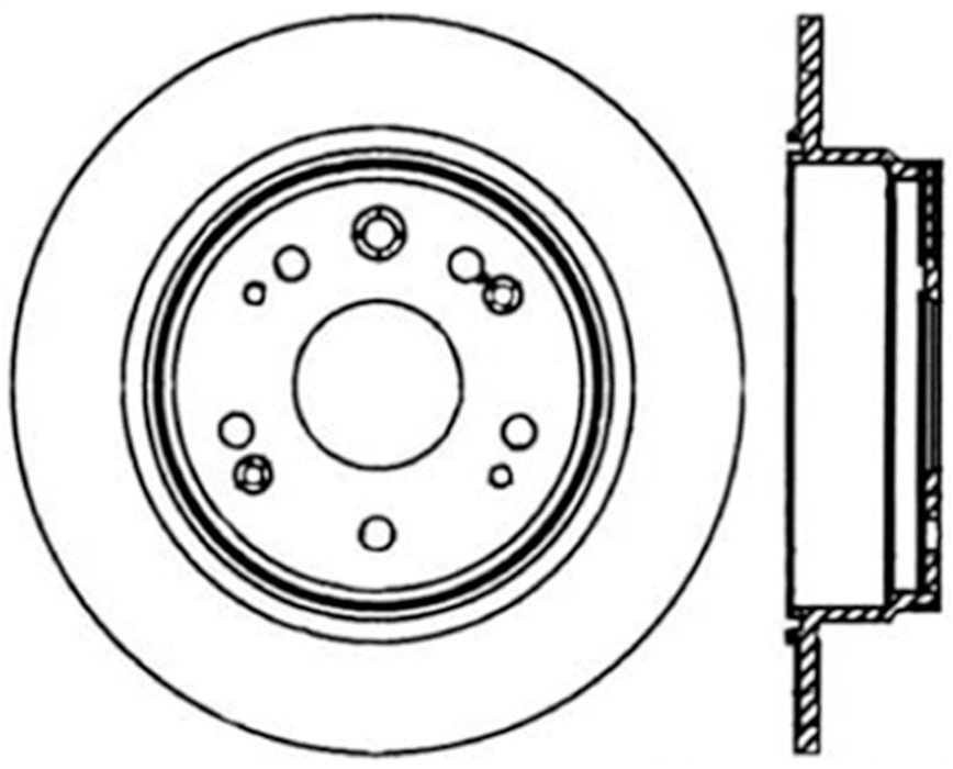 StopTech 127.40058R StopTech Sport Drilled/Slotted Brake Rotor; Rear Right - Truck Part Superstore