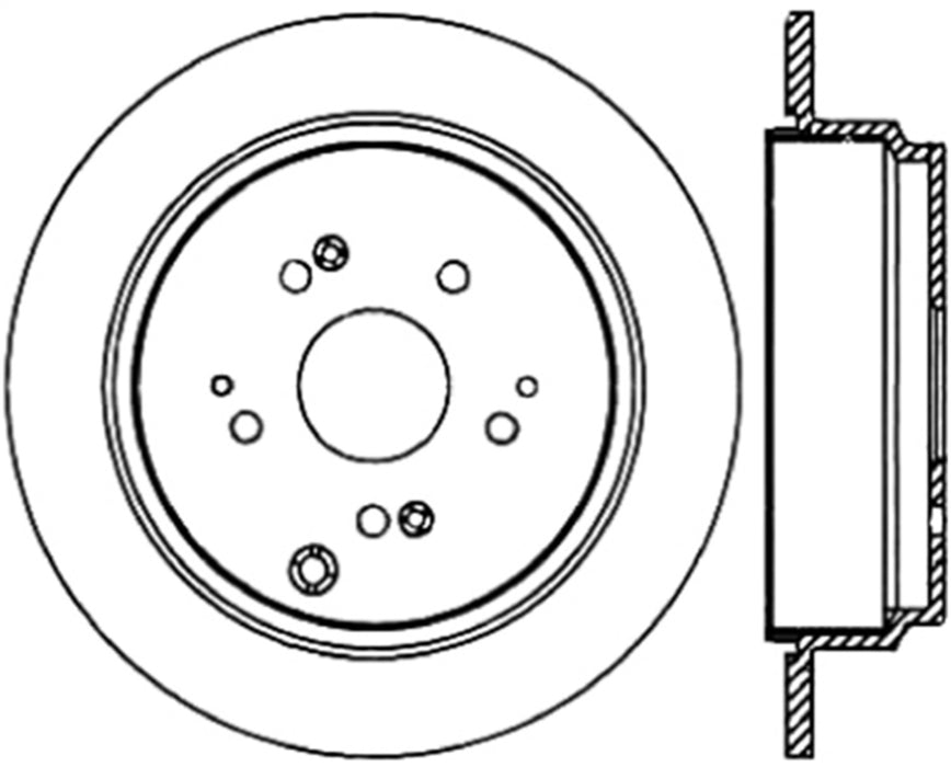 StopTech 127.40063L StopTech Sport Drilled/Slotted Brake Rotor; Rear Left - Truck Part Superstore