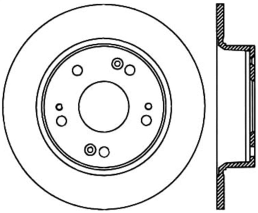 StopTech 127.40068R StopTech Sport Drilled/Slotted Brake Rotor; Rear Right - Truck Part Superstore